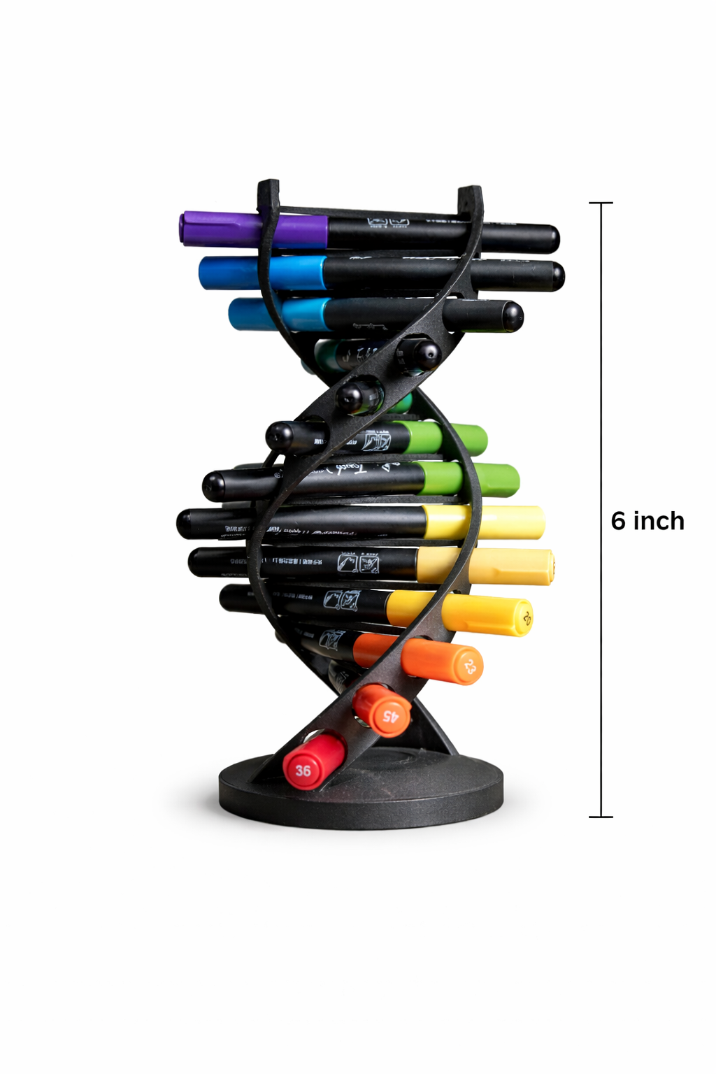 DNA Helix  3D Printed Pen & Marker Holder – Stylish Desk Organizer