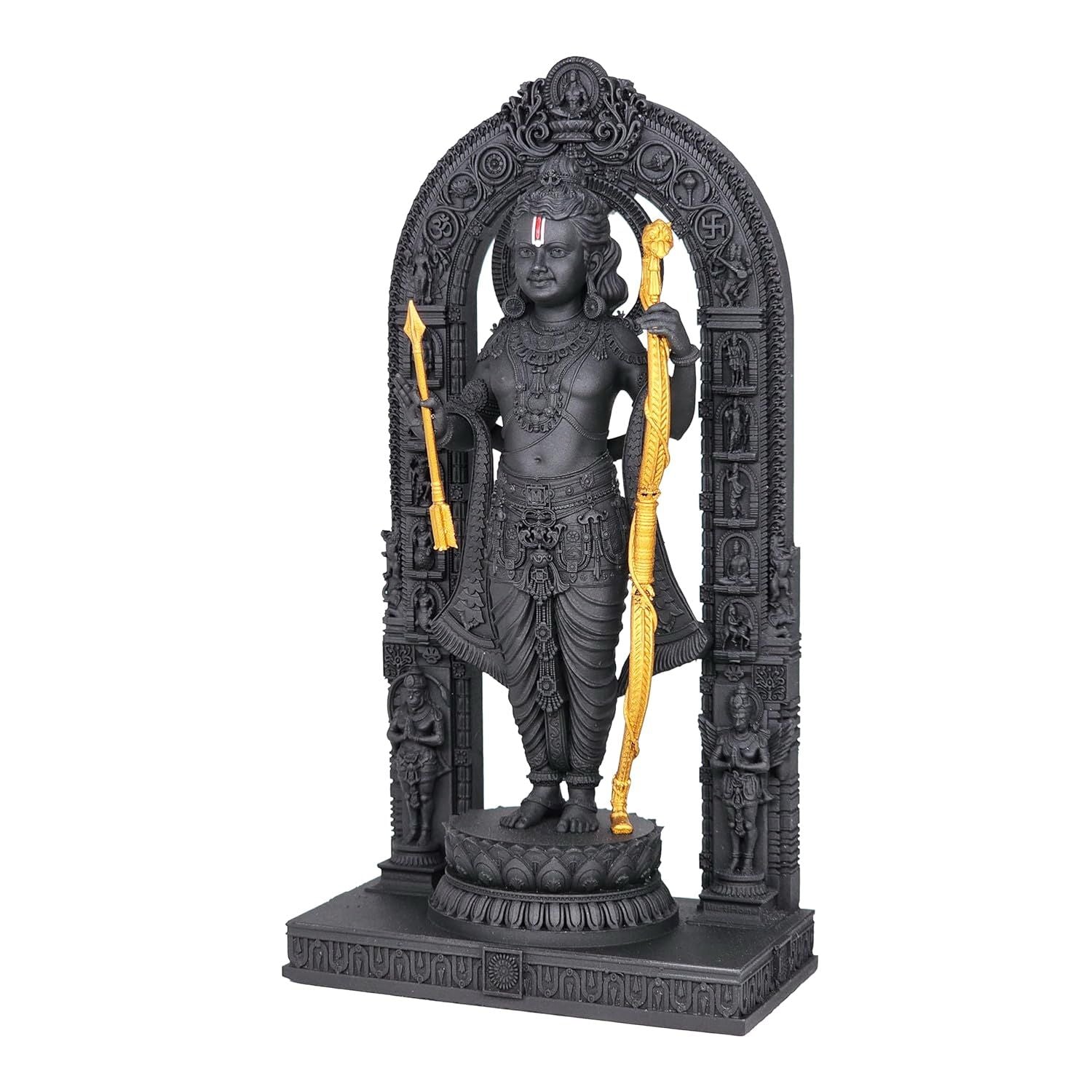 3D Ram Lalla Ayodhya Idol Statue Showpiece Murti for Home Decor