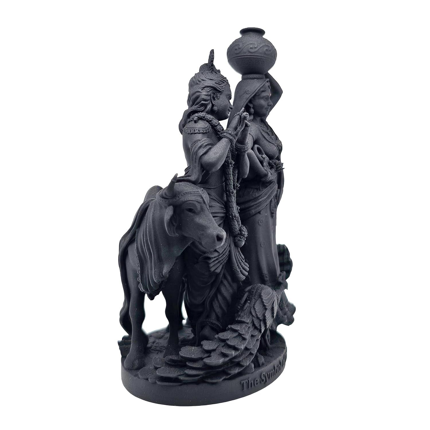 The Symbol of Divine Love Radha Krishna Murti, Black
