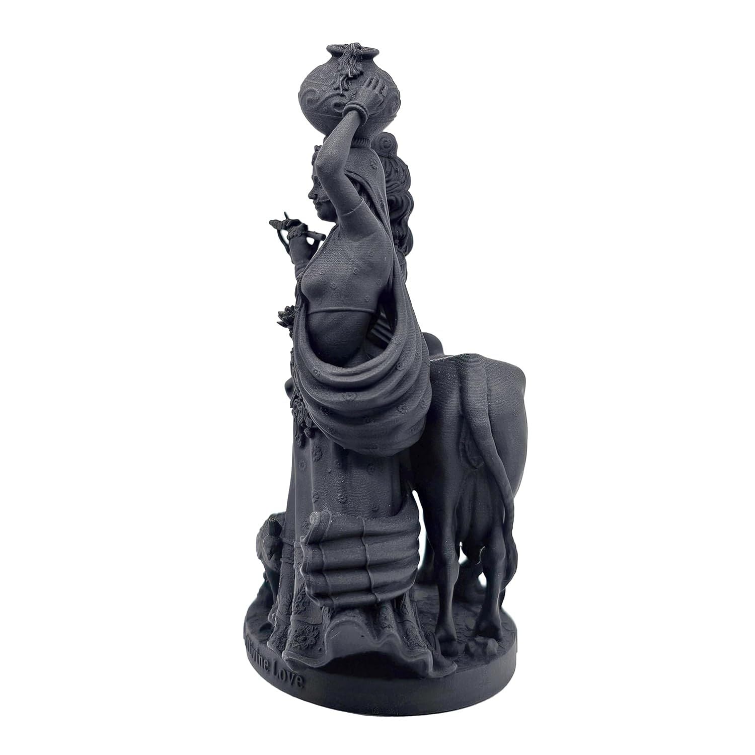 The Symbol of Divine Love Radha Krishna Murti, Black