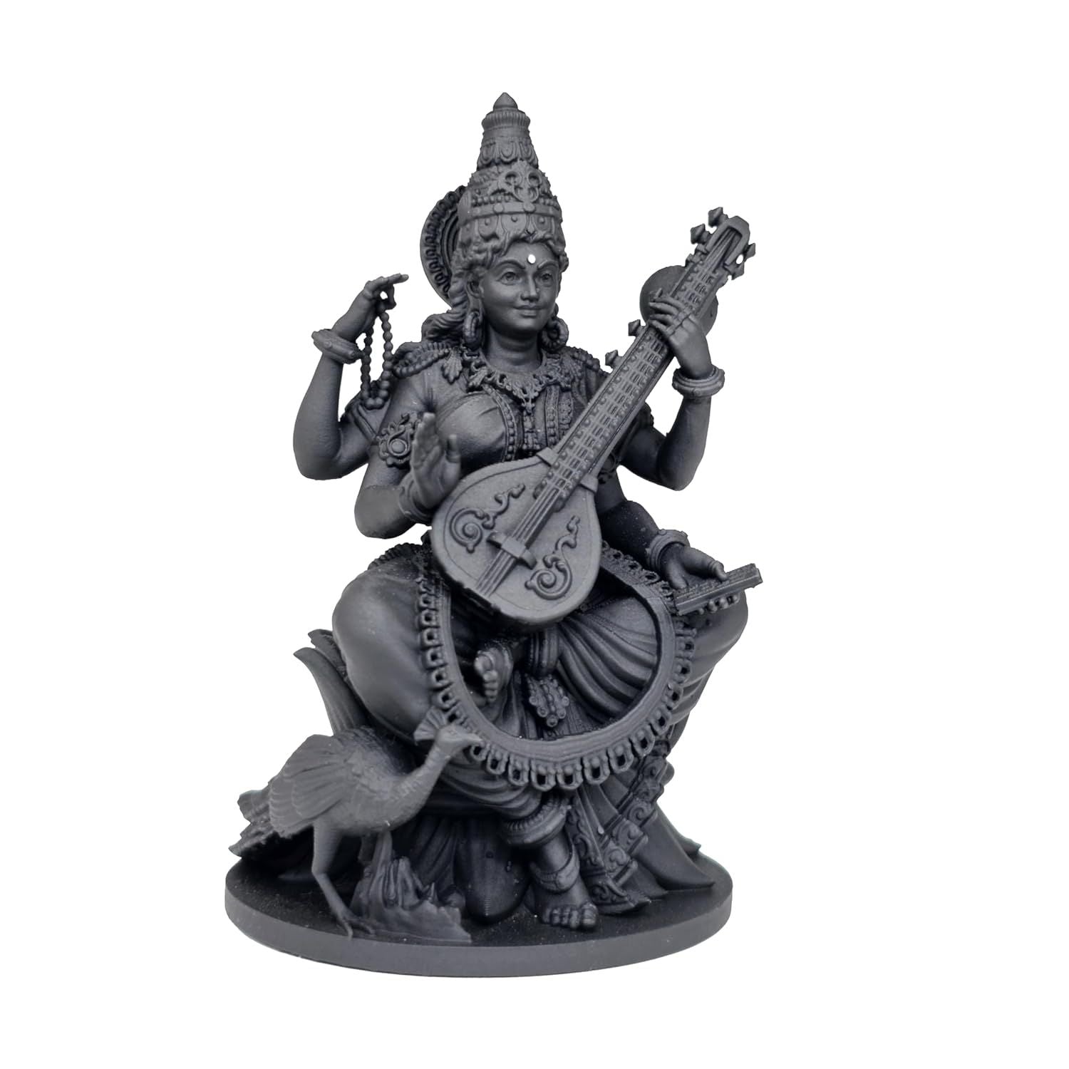 Maa Saraswatidevi Idol for Home, Car Dashboard, Office, and Gifts