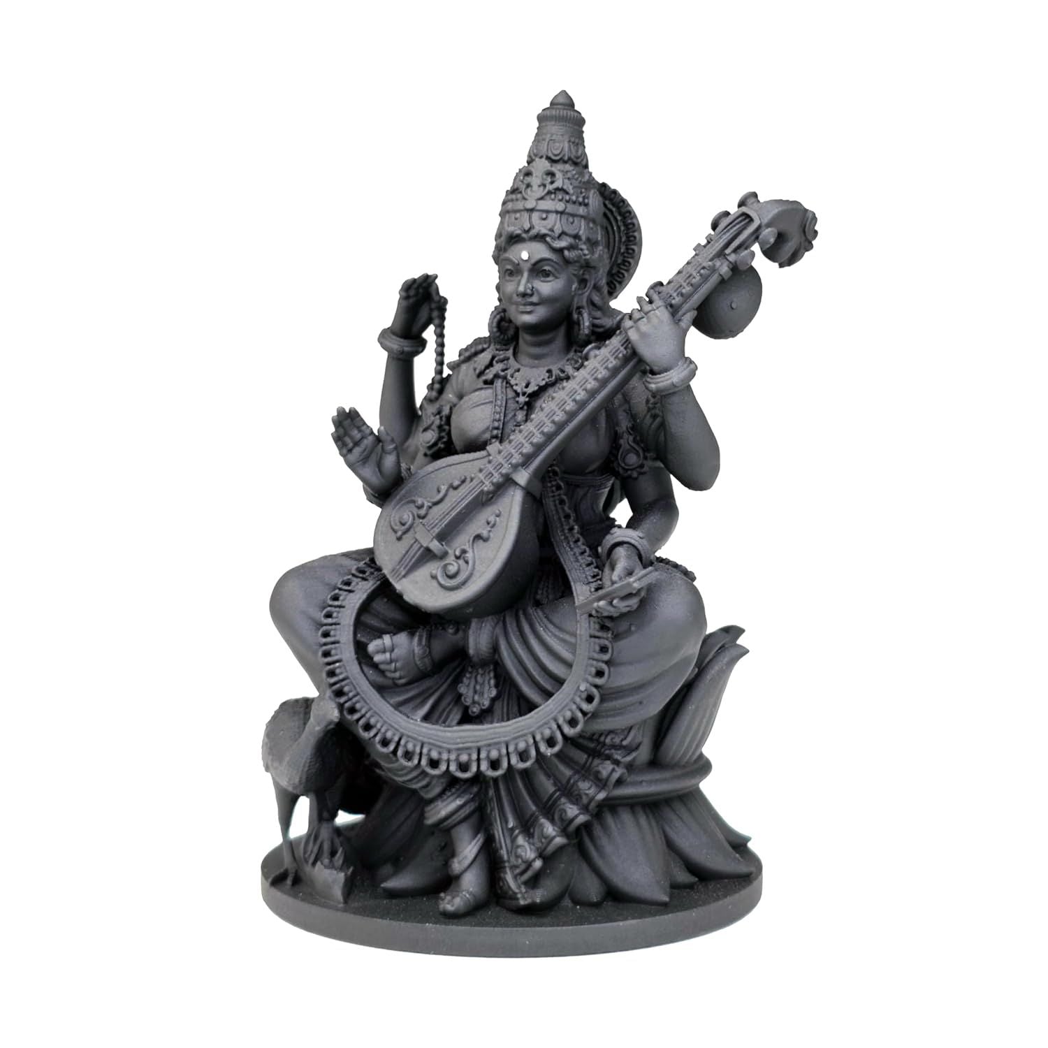 Maa Saraswatidevi Idol for Home, Car Dashboard, Office, and Gifts