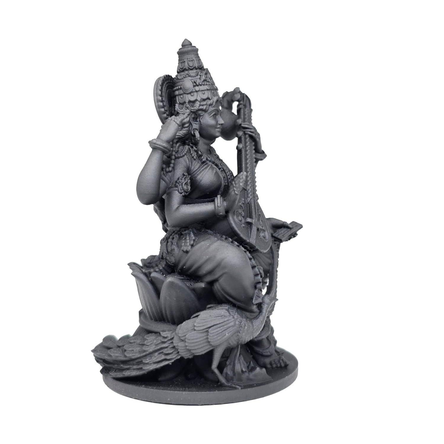 Maa Saraswatidevi Idol for Home, Car Dashboard, Office, and Gifts